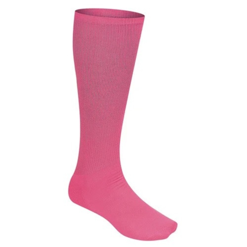EcoSox Premier Soccer Socks - 2 Pack, Bright Pink, Size 5-7